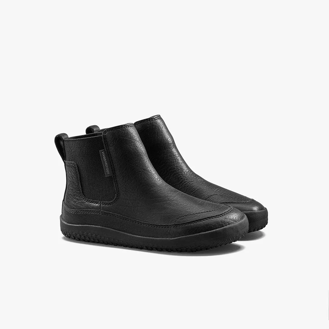 Ботинки Vivobarefoot Gobi Chelsea — детская модель, чёрный, фото 4