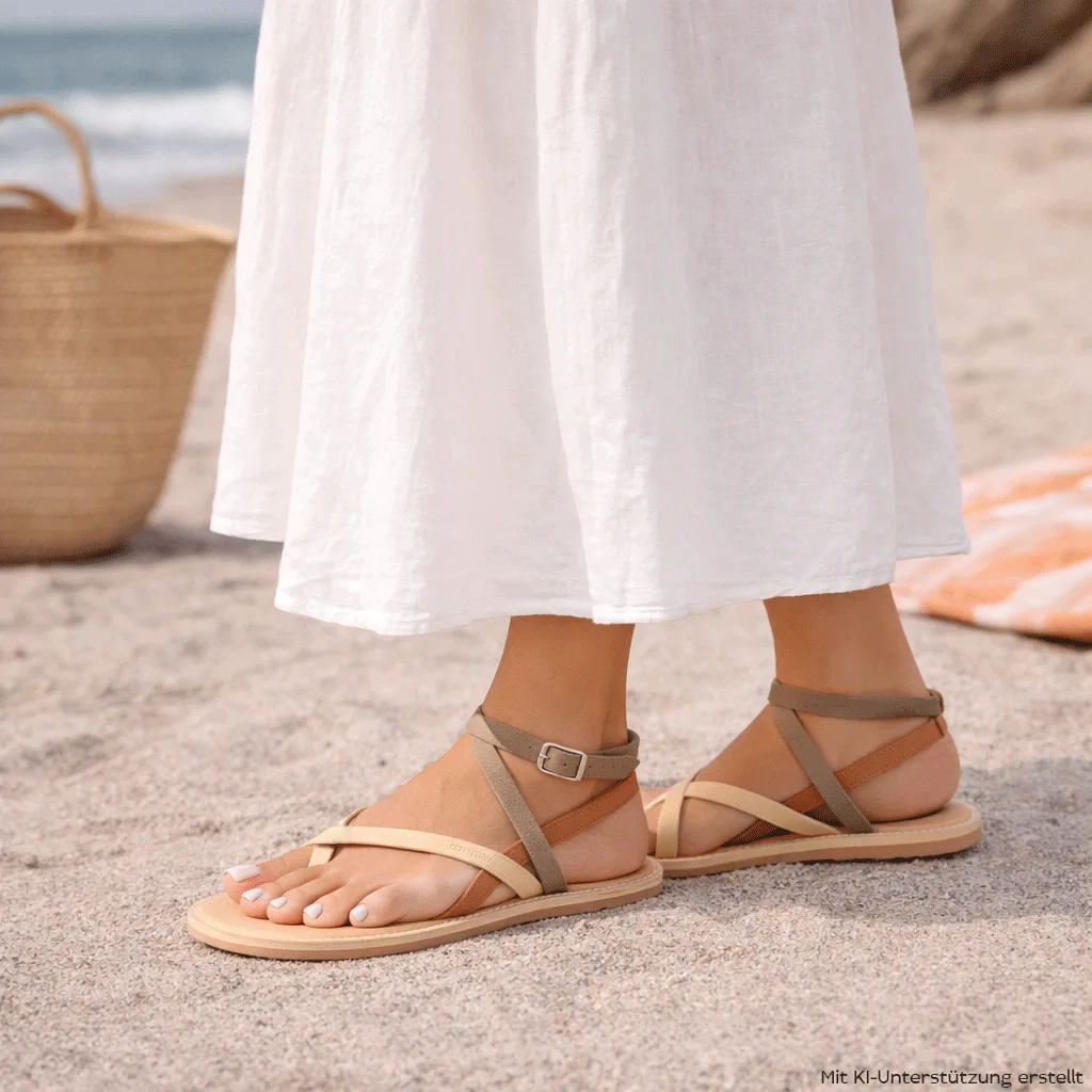 Босоногие сандалии bLIFESTYLE sonnenkussSTYLE — коричневый (арт. N56907N310) — фото 1 из 3