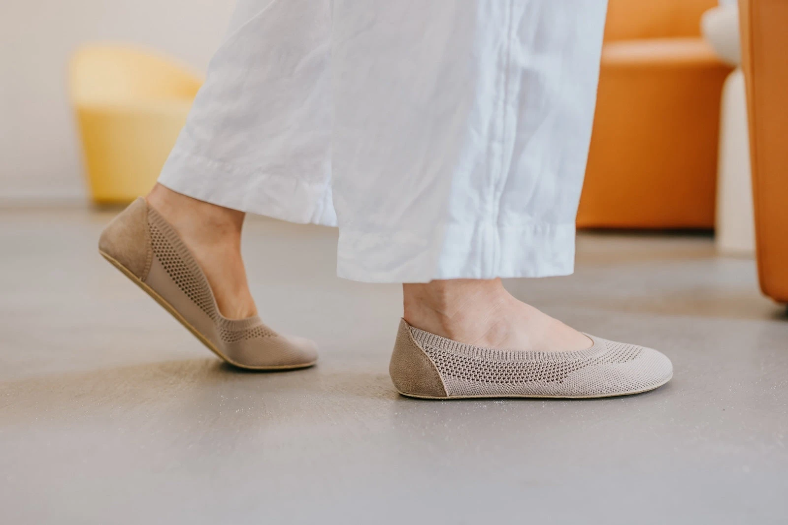 Балетки Ahinsa Softy Ballet Barefoot — бежевый, фото 15