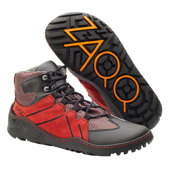 Женские ботинки ZAQQ EQIPE Red Waterproof (красный цвет), фото 2