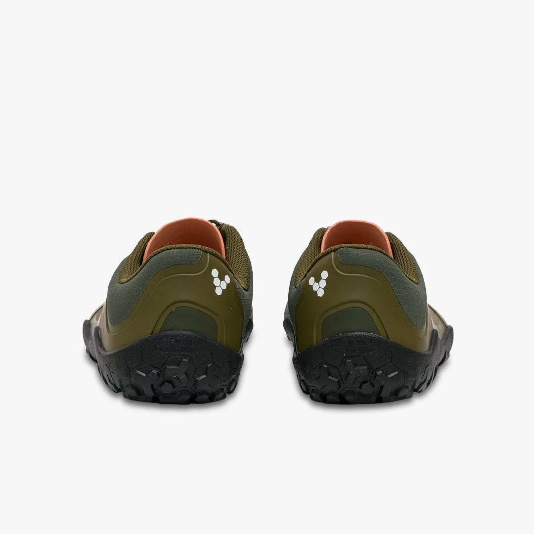 Кроссовки Vivobarefoot Primus Trail III All Weather FG — мужская модель, тёмно-оливковый, фото 5