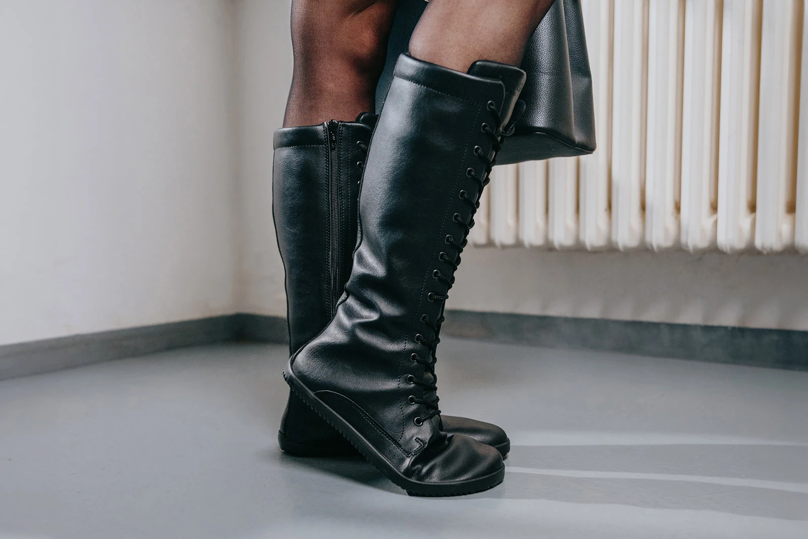 Сапоги Ahinsa Jaya Tall Barefoot — чёрный, фото 9