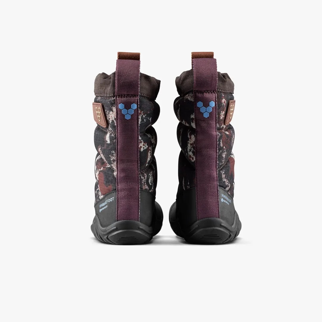 Ботинки Vivobarefoot Tracker Boot AT — для дошкольников, серо-коричневый с узором, фото 5