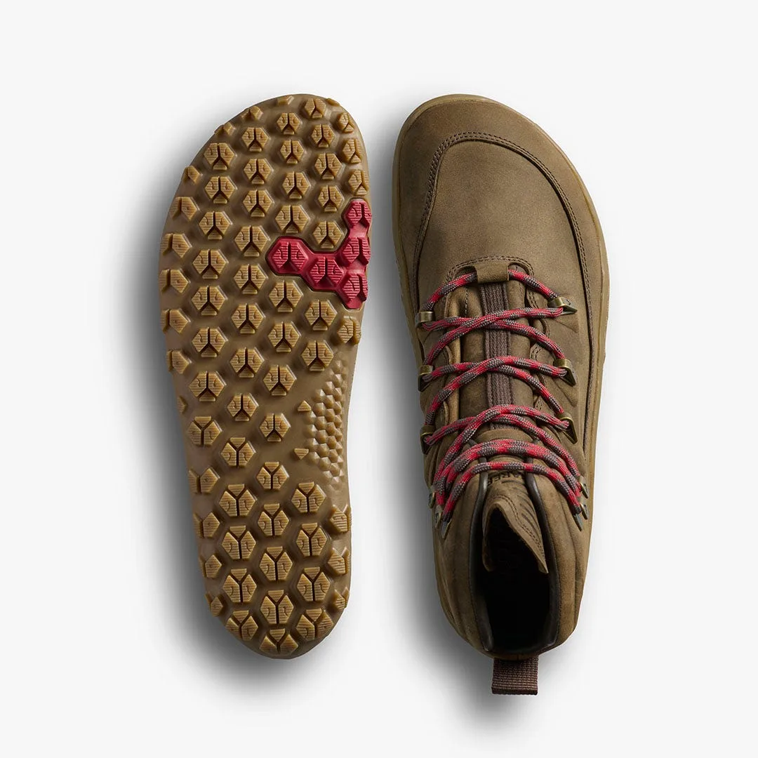 Ботинки Vivobarefoot Tracker Leather AT II — женская модель, коричневый, фото 2