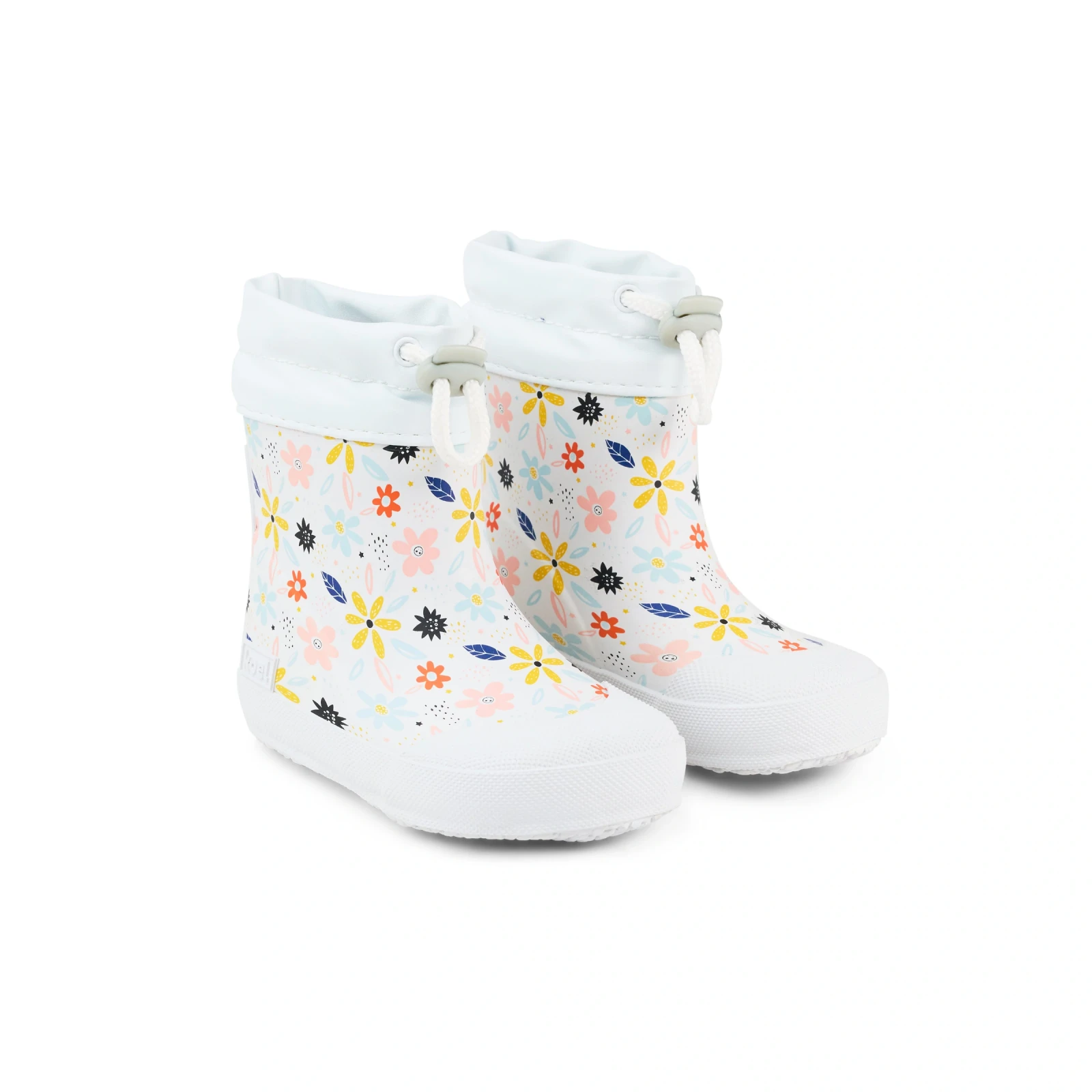 Резиновые сапоги Koel WIBI Print — белый с цветами, фото 2