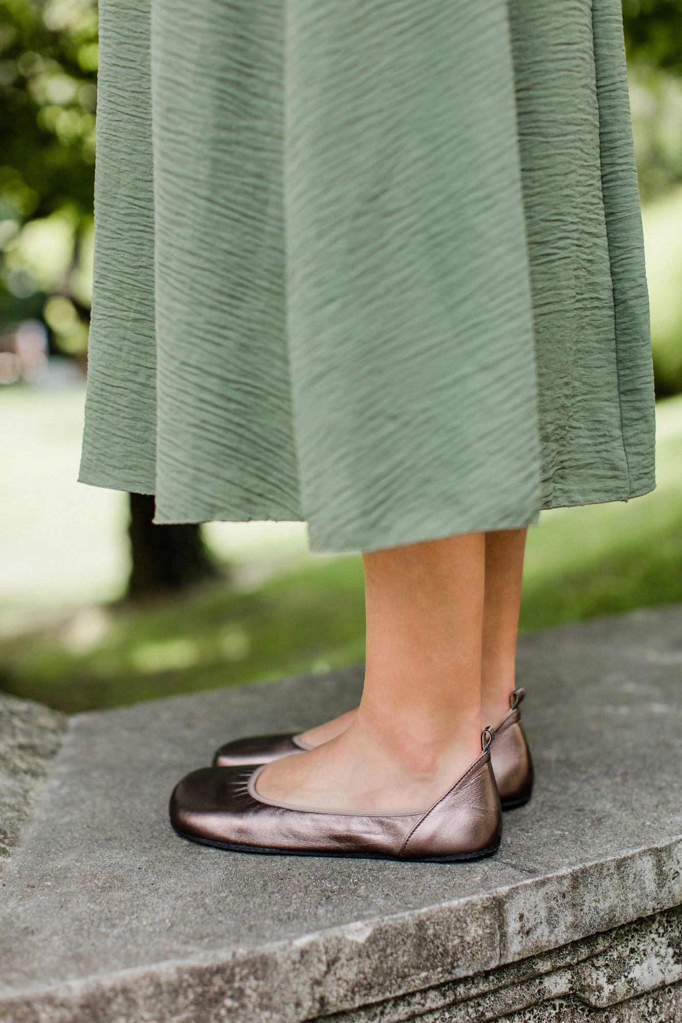 Босоногие балетки Shapen TULIP 3.0 — бронзовый, фото 14